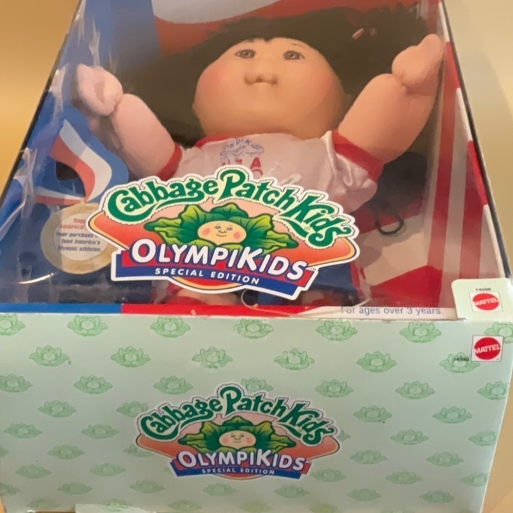 1996 Cabbage Patch Kids OlympiKids Soccer Ellie Skye - Picture 12 of 13